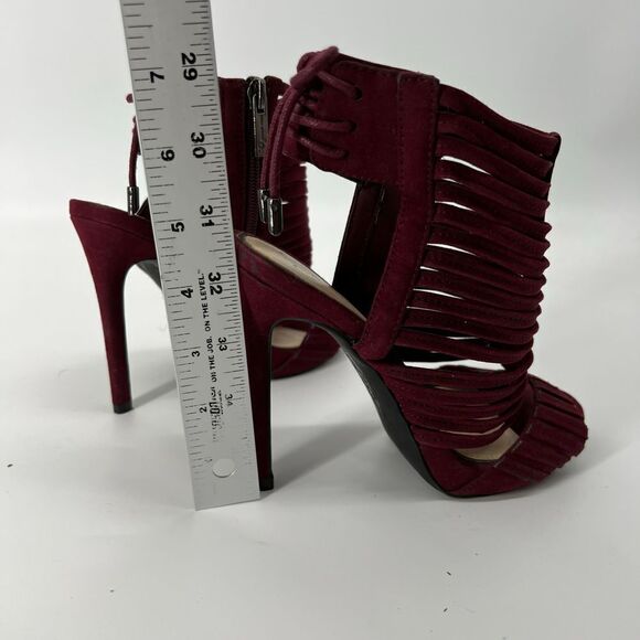Jessica Simpson Dark Garner Strap Peep Toe Heels - Picture 2 of 5